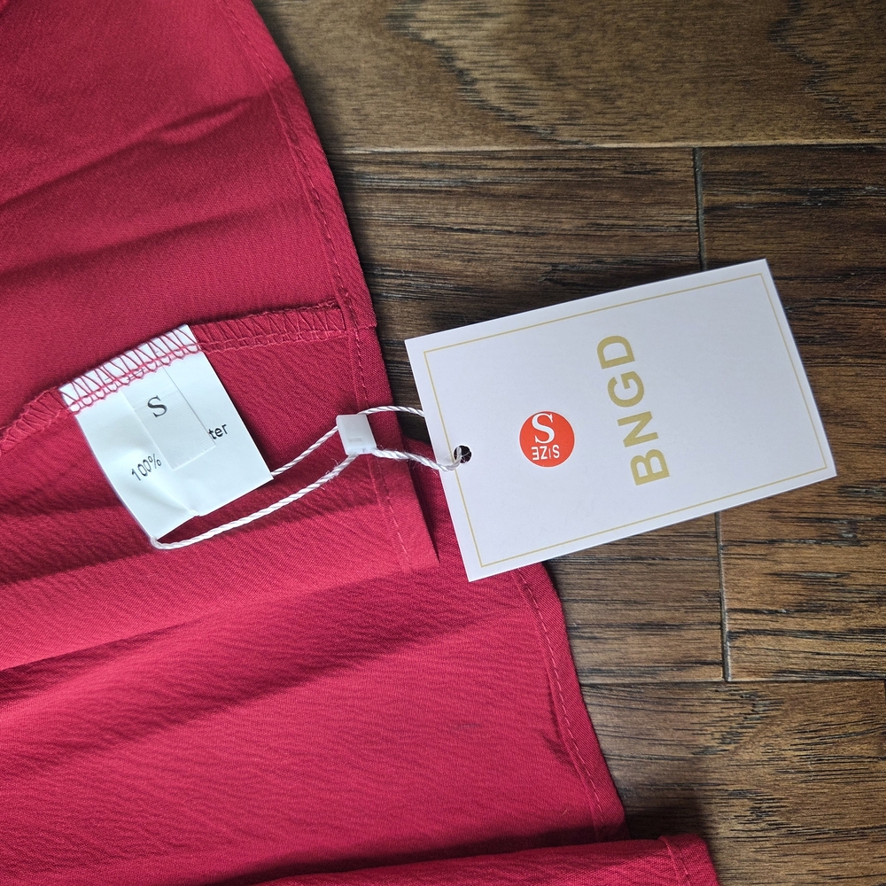 Red Sleeveless Dress Size Small - Picture 4 of 8